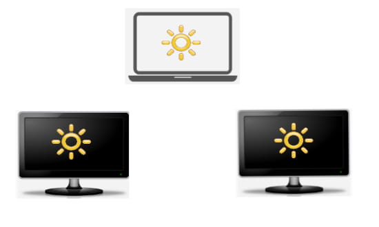 Change Brightness of Multiple Monitors Separately in Windows 10