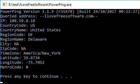 Convert IP to Location with this Command Line Utility for Windows