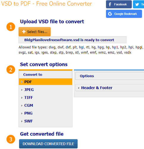 CoolUtils VSD to PDF