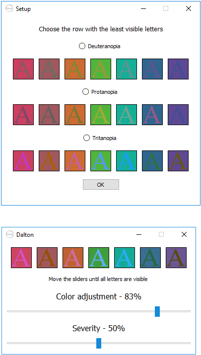 Dalton Color Blind Software
