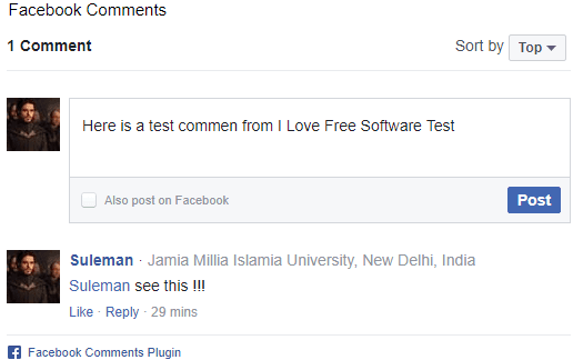Facebook Comments