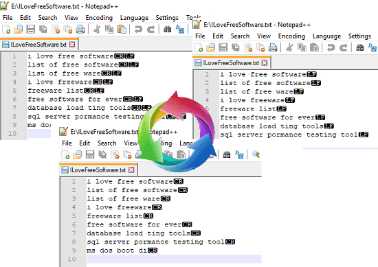 Free DOS to Unix, Unix to MAC Line Endings Converter Software EOL