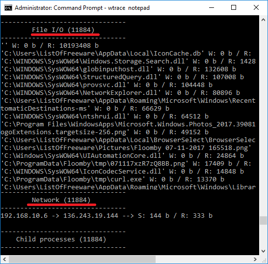 How to Monitor Internet Activity, File Operations by a Process in Real-time