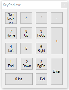 KeyPad virtual numpad emulator