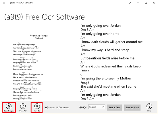 a9t9 free ocr software windows
