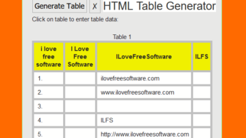 best free online html table generator websites