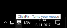 clickFix running system tray