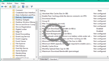 find a particular setting in group policy of windows 10