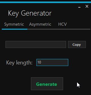 hyper crypt key generator