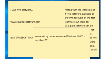 move sticky notes from one pc to another in windows 10