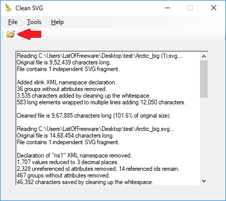 CleanSVG optimize SVG raphics in easy way