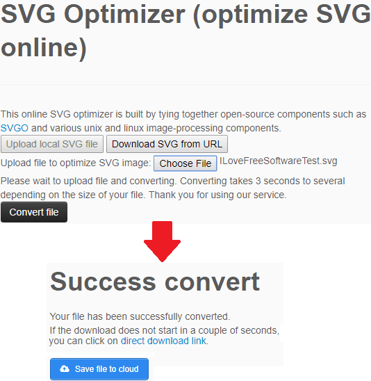 Free Online Converter optimize SVg images