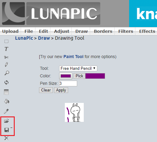LunaPic online GIF editor