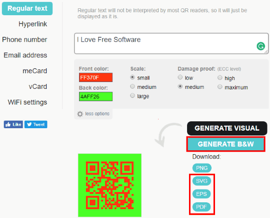 QR Code by Visualead