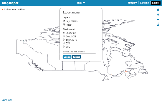 shapefiles viewer