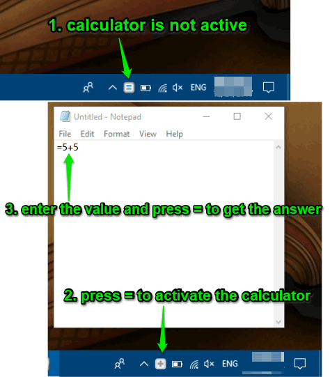 activate calculator and write values and press equal to get the answer