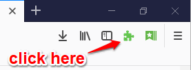click the add-on icon