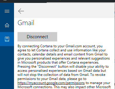 disconnect gmail account