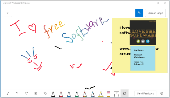 free Microsoft Whiteboard app for Windows 10