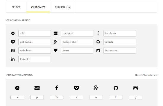 Fontastic: generate icon font