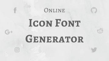 Best Free Online Icon Font Generator Websites To Create Icon Font