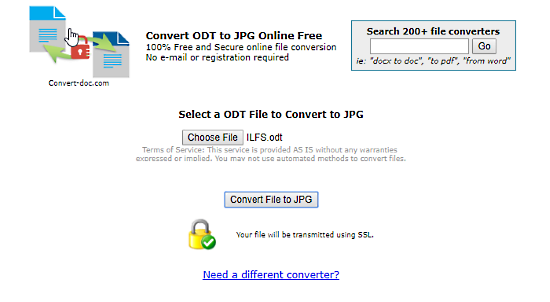 convert-doc: odt to jpg converter