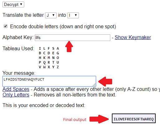 Playfair Cipher by Rumkin