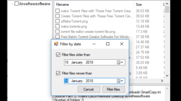 how to Copy Files from a Folder within a Specific Date Range