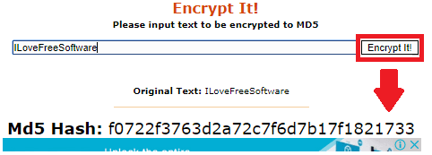 md5 decryption convert text to md5