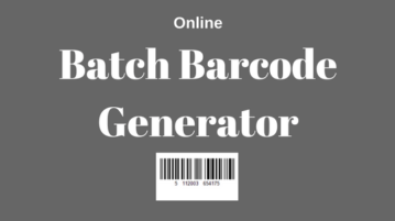 Free Online Bulk Barcode Generator Websites