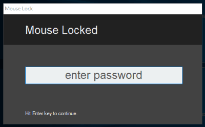 password box