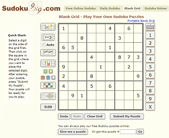 Sudoku9x9: sudoku generator