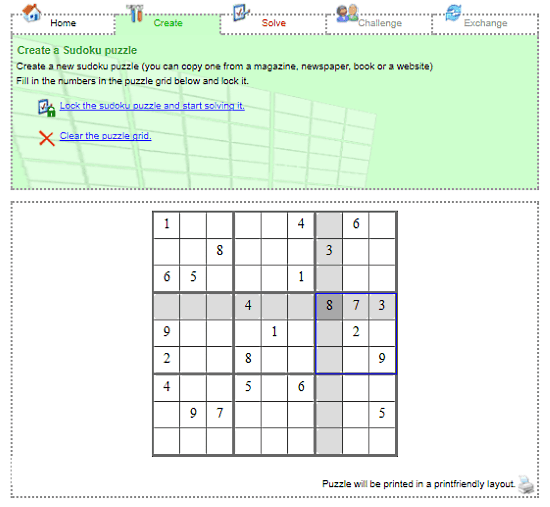 Puzl.be: sudoku generator