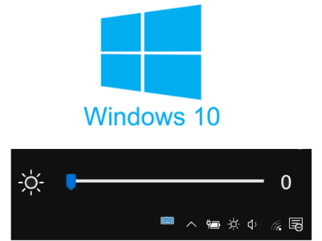 Free Brightness Control Slider Software for Windows 10