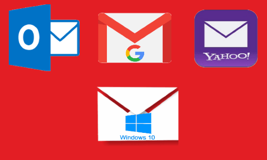 Free Email Apps for Windows 10 to use Gmail, Yahoo, Outlook