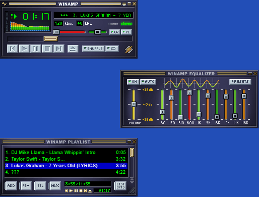 Free Online Winamp Music Player Wiamp2-js