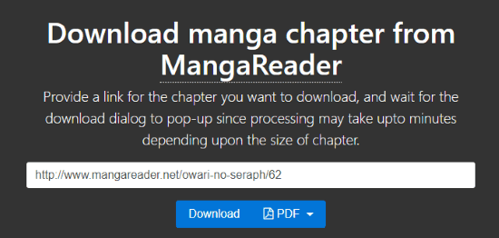 MangaDownloader- interface