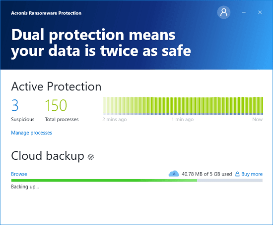 acronis protecting files
