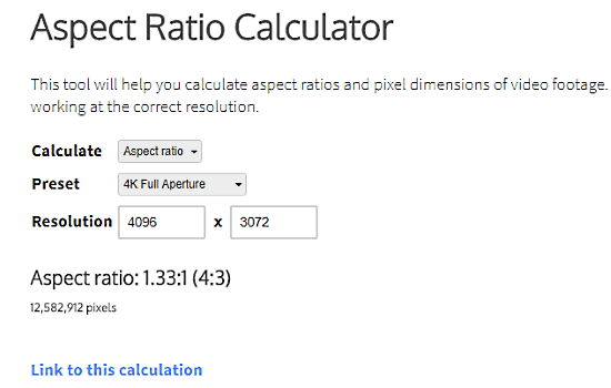 Digital Rebellion.com: aspect ratio calculator
