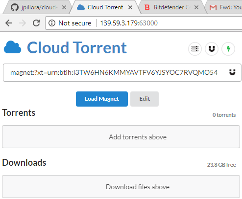cloud torrent load torrent file from magnet