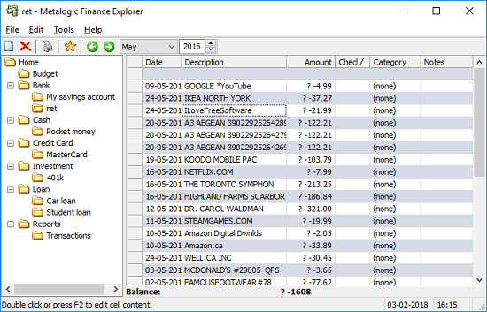 metalogical finance explorer qfx viewer