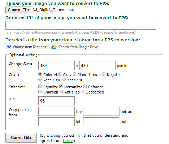 Online-Convert.com: SVG to EPS