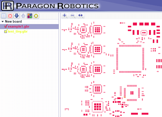 paragon robotics online gerber viewer
