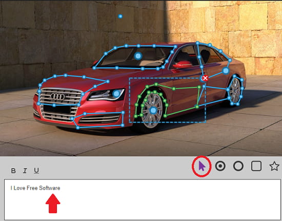 pixorize annotating and text description