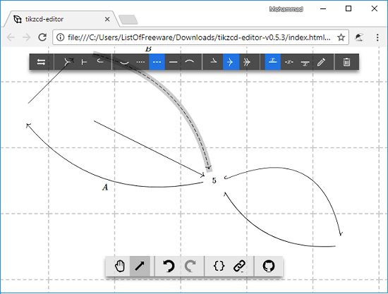 tikzcd-editor commutative diagram maker