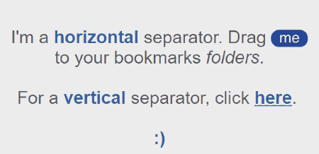 use horizontal separator