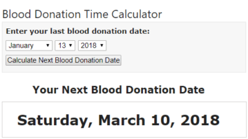 When Can I Donate Blood Again? Best Online Blood Donation Calculator