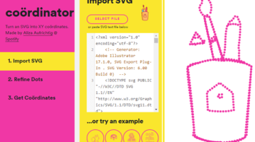 Convert an SVG to XY Coordinates