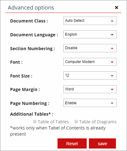 Word To Latex Online