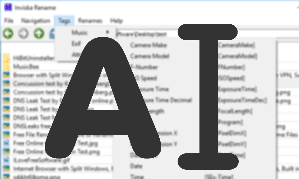 Free File Renamer Software to Rename Files based on ID3 tags, Exif Data